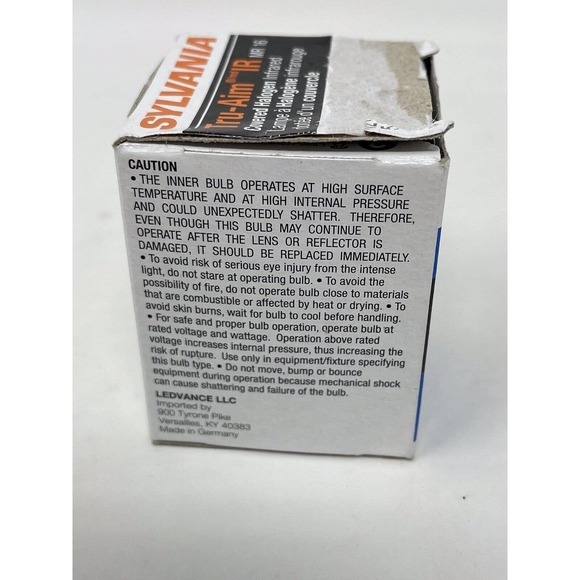 one NEW Sylvania 50MR16/IR/FL35/C 12V 50W Flood 54173 EXN Halogen 2-Pin MR16 - Picture 6 of 10